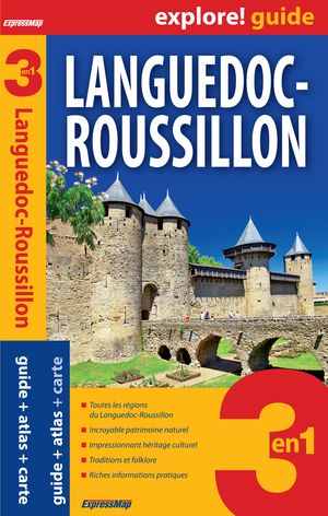 Languedoc-Roussillon explore gids + atlas + kaart