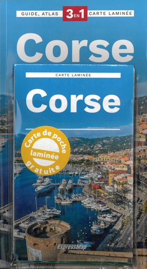 Corse explore gids + atlas + kaart