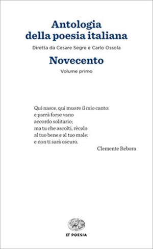 Antologia della poesia italiana del Novecento voll 1 e 2