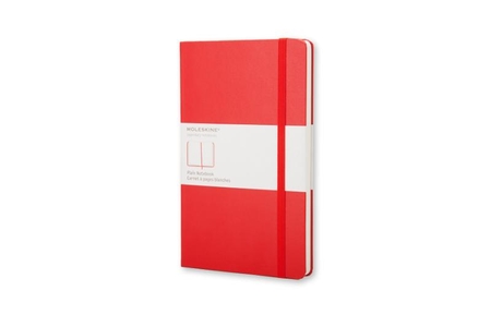 Moleskine Large Notebook Hardcover Scarlet Red Plain