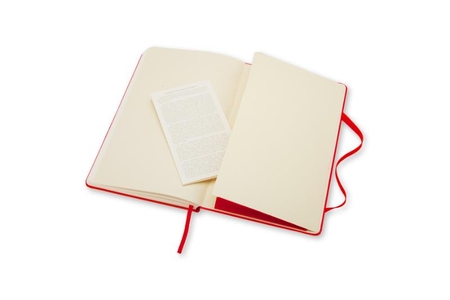 Moleskine Large Notebook Hardcover Scarlet Red Plain