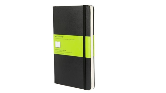 Moleskine Large Notebook Hardcover Black Plain