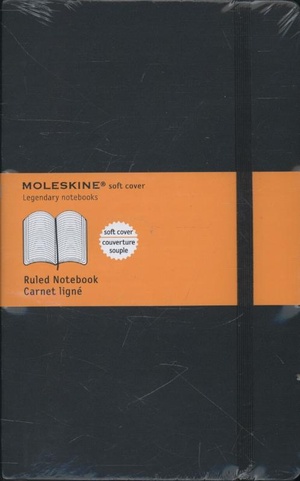 Moleskine Large Notebook Softcover Black Ruled