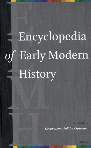 Encyclopedia of Early Modern History, volume 10