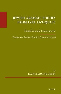 Jewish Aramaic Poetry from Late Antiquity