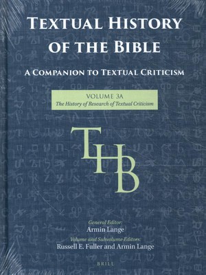 Textual History of the Bible Vol. 3A