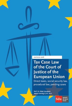 Tax case law of the court of justice of the european union 2016