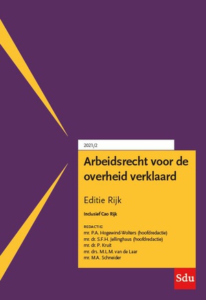 Arbeidsrecht voor de overheid verklaard, Editie Rijk. 2021/2