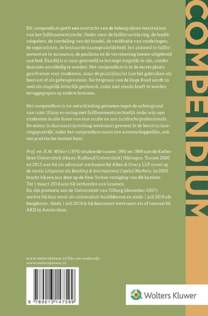 Compendium van het Nederlands faillissementsrecht