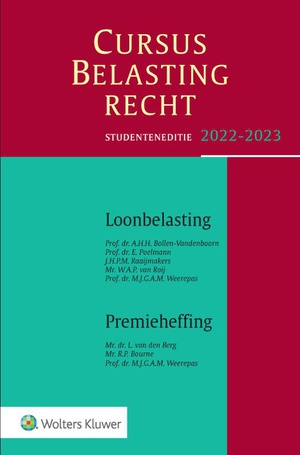 Studenteneditie Cursus Belastingrecht Loonbelasting/Premieheffing 2022-2023