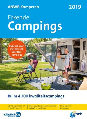 Erkende Campinggids 2019 - 4300 campings van 3-5 sterren -19 landen in Europa