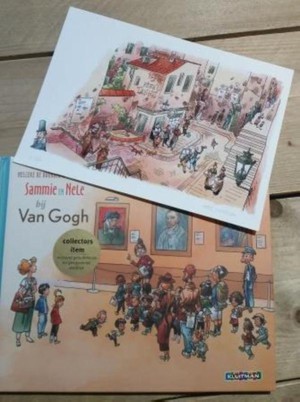 Sammie en Nele bij Van Gogh. Artist edition Chinees