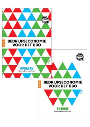 Bedrijfseconomie voor het hbo, theorie- en opgavenboek