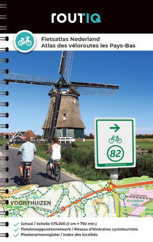 Routiq Fietsatlas Nederland - Atlas des véloroutes des Pays-Bas