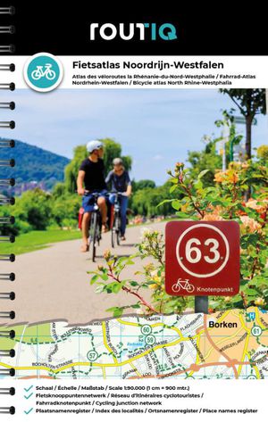 Nordrhein-Westfalen Routiq Fahrrad Knotenpunkten Atlas