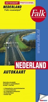 Nederland Autokaart Falk-vouwwijze