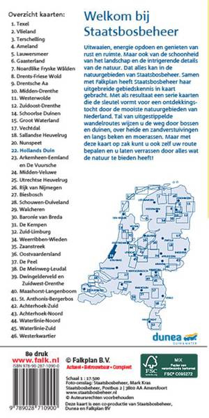 Falk Staatsbosbeheer wandelkaart 22 Hollands Duin