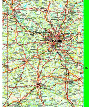 Routiq Frankrijk tab map