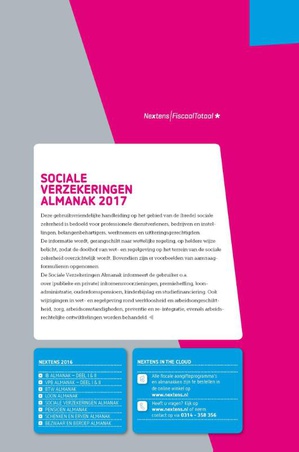 Nextens Sociale Verzekeringen Almanak 2017