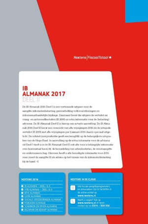 Nextens IB Almanak  2017 deel 2