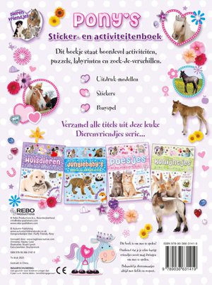 Pony's sticker- en activiteitenboek - Dierenvriendjes