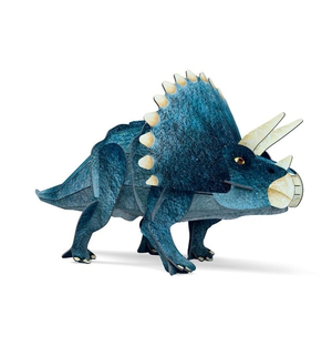 Triceratops - Boek + 3D-puzzel