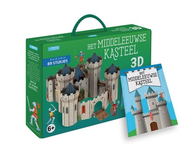 Het middeleeuws kasteel - Boek + 3D-puzzel