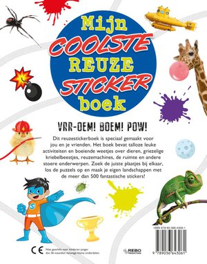Mijn coolste reuzestickerboek - Reuzestickerboeken
