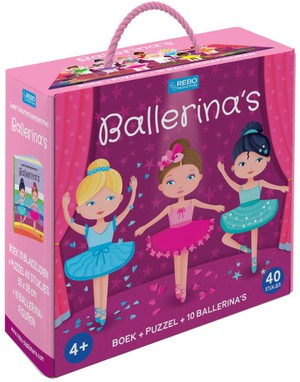 Ballerina's - Boek + puzzel + 10 figuren