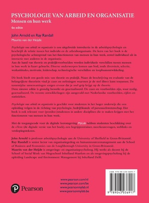 Psychologie van arbeid en organisatie, 6e editie met MyLab NL toegangscode