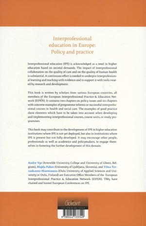 Interprofessional education in europe: policy and practice