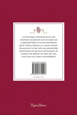 Notitieboek-Mijn favoriete wijnen