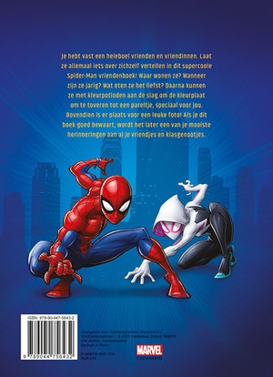 Spider-man vriendenboek