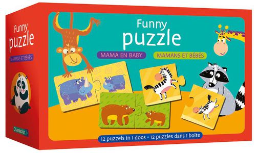 Funny puzzle - mama en baby / Funny puzzle - mamans et bébés