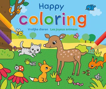 Happy Coloring - Vrolijke dieren / Happy Coloring - Les joyeux animaux