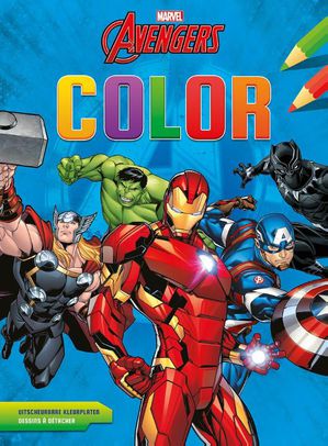 Marvel Avengers Color kleurblok / Marvel Avengers bloc de coloriage