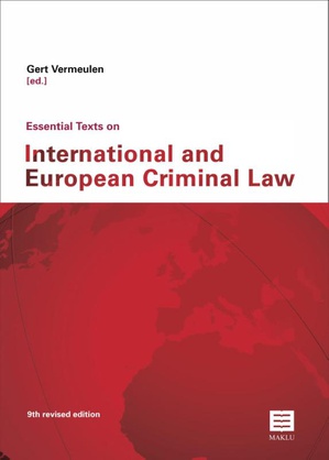 Essential texts on International and European Criminal Law