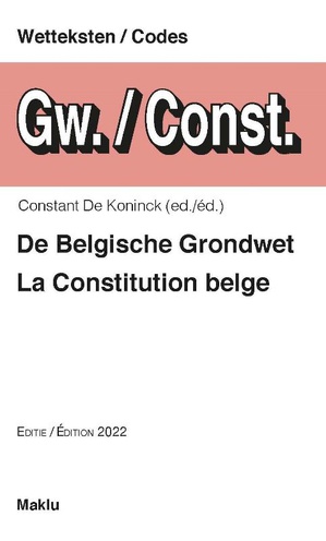De Belgische Grondwet / La Constitution belge 2022