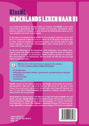 KlasNL - Nederlands leren naar B1 - cursusboek 1