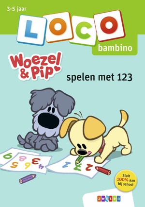 Loco bambino Woezel & Pip spelen met 123