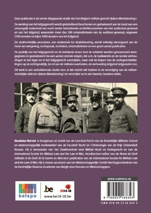 De vervolging van militairrechtelijke delicten tijdens Wereldoorlog I