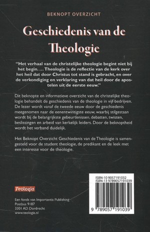 Geschiedenis van de Theologie