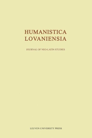 Journal of Neo-Latin studies
