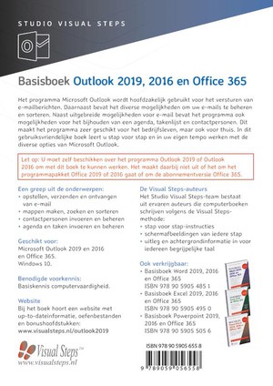 Basisboek Outlook 2019, 2016 en Office 365
