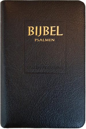 Bijbel (SV) met psalmen (niet-ritmisch) - met goudsnee, rits en duimgrepen