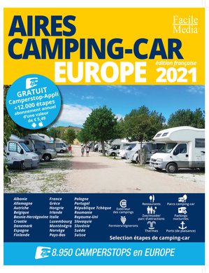 Aires camping-car Europe (27 pays) 2021 GPS