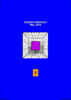 Sudoku monthly May 2016