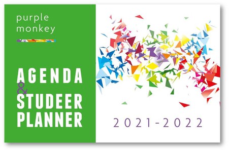 Purple Monkey Agenda en Studeerplanner 2021-2022