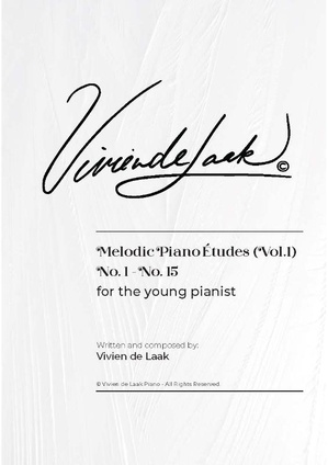 Vivien de Laak Melodic Piano Études For The Young Pianist (Vol. 1)