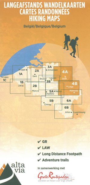 GR Limburg Hoge venen & Ardennen Wandelkaart